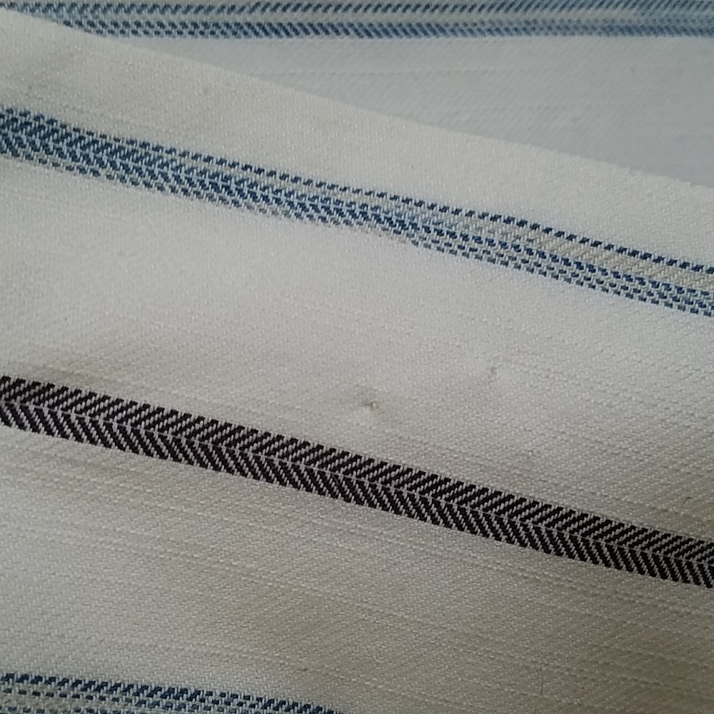 Talbots Striped Blue and White Blazer - 14 - Picture 4 of 4